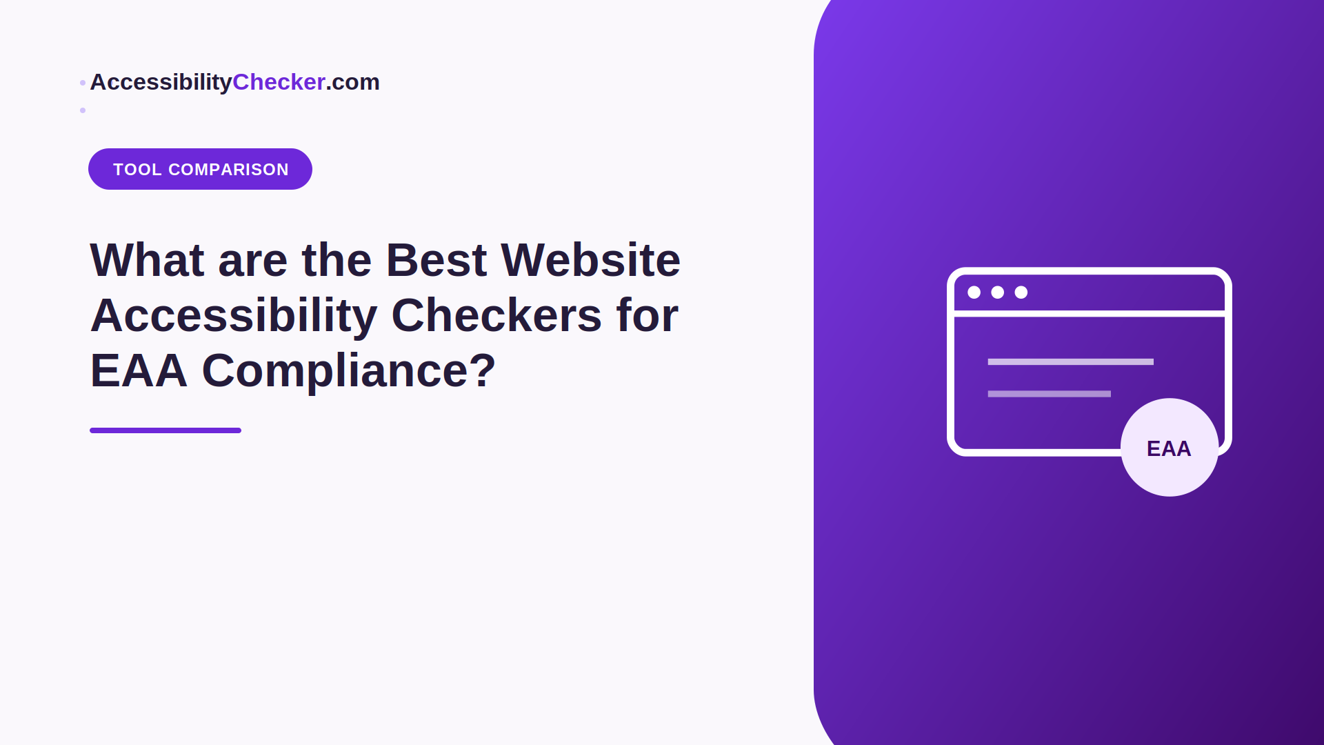 Best Website Accessibility Checkers for EAA Compliance