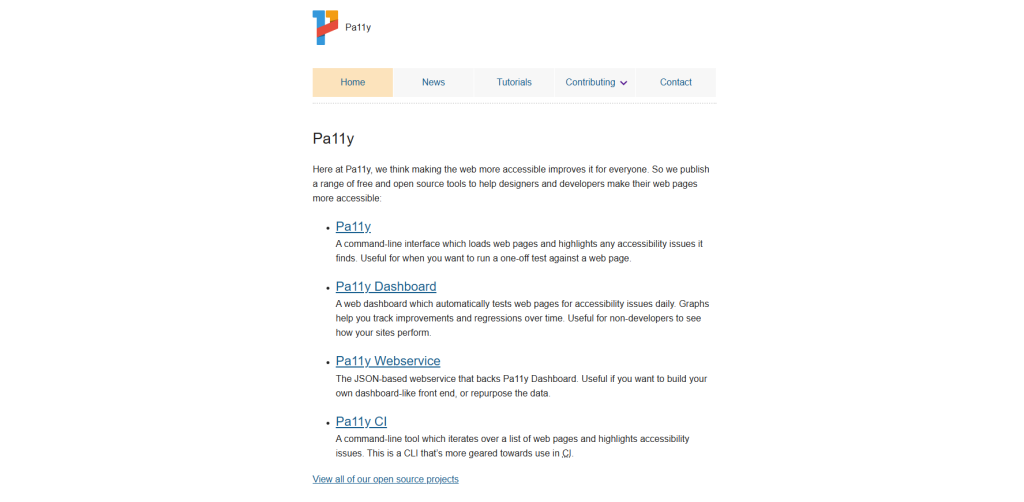 Pa11y