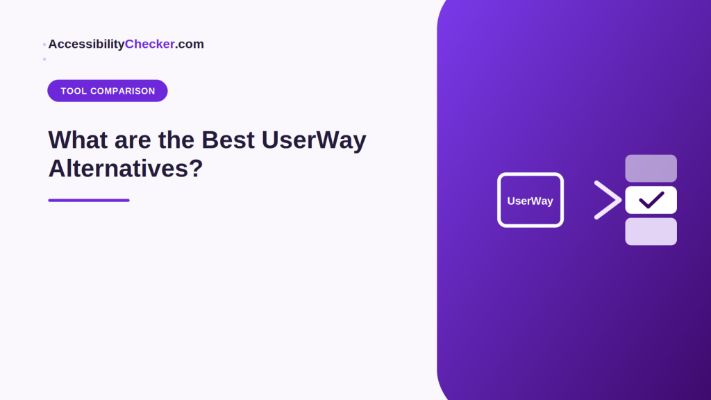 best UserWay alternatives