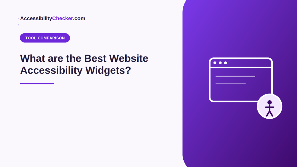 What are the Best Website Accessibility Widgets?