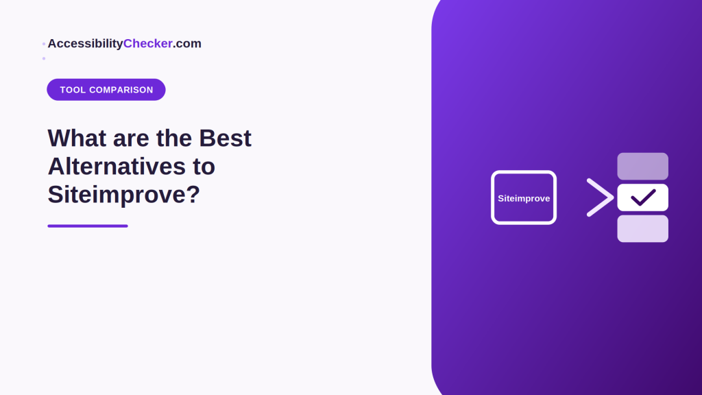 What are the Best Alternatives to Siteimprove?